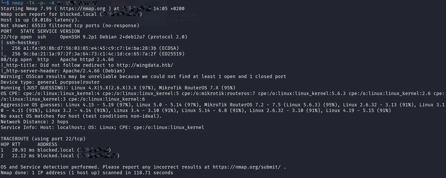 nmap scan